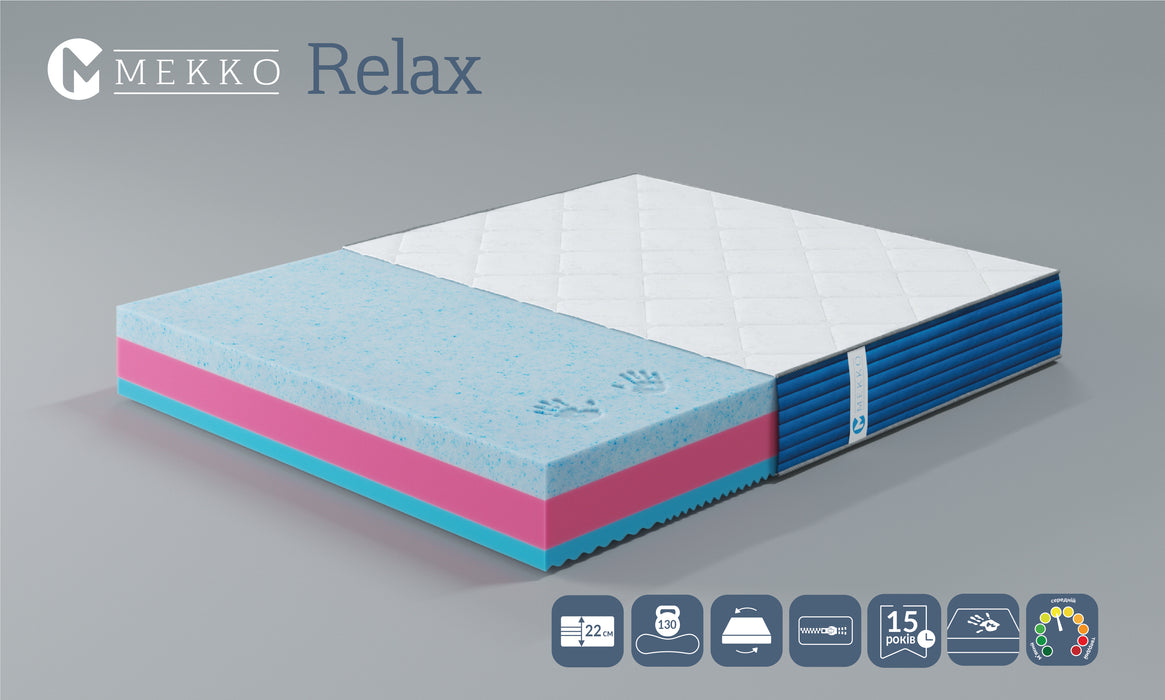 Ортопедичний матрац Relax (Релакс) ТМ Мекко