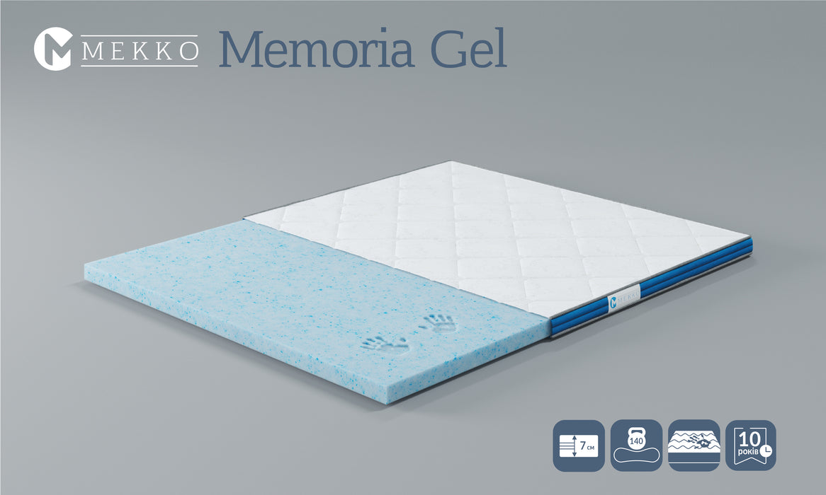 Топпер Memoria Gel (Меморія Гель) ТМ Мекко