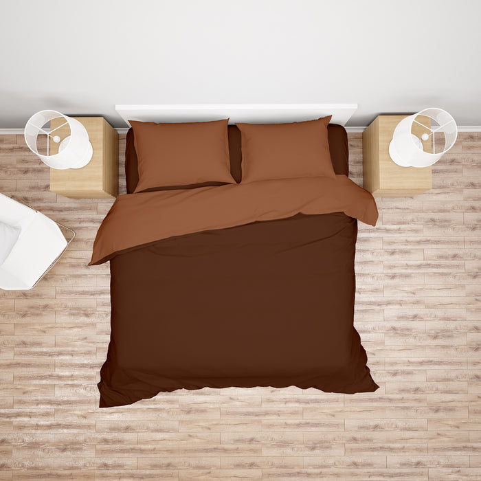 Комплект білизни Simple колір Brown - Mahogany TM Mekko