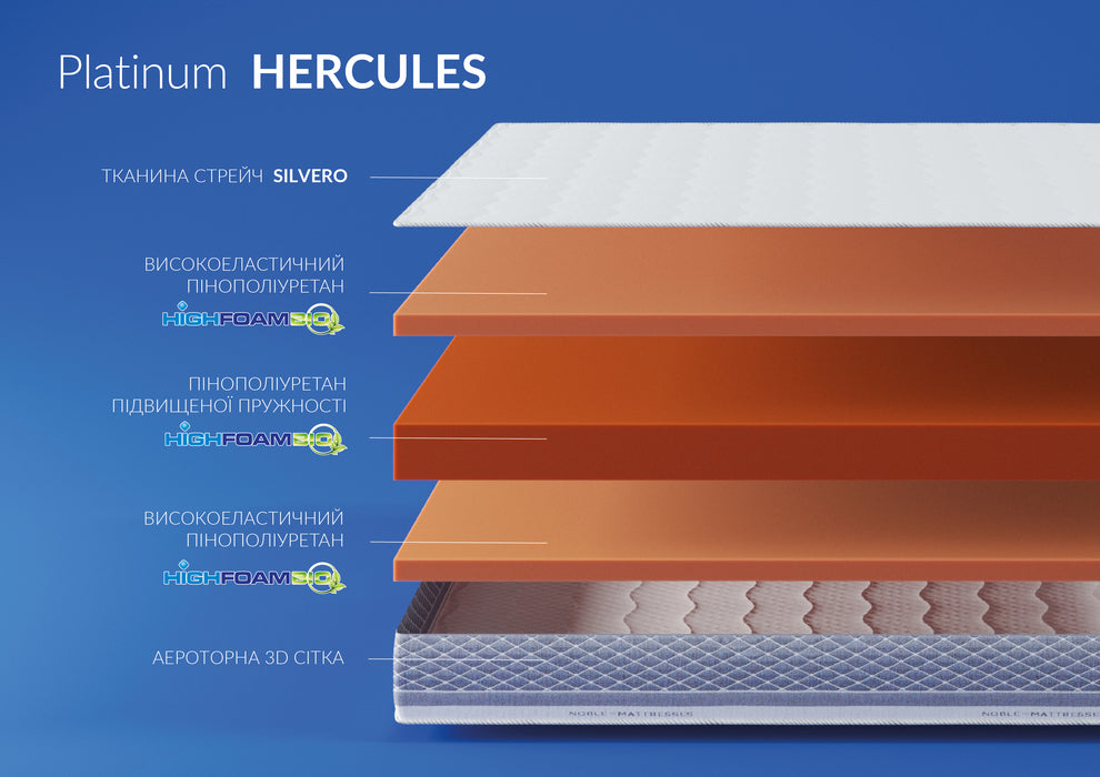 Ортопедичний матрац Highfoam Noble Platinum Hercules