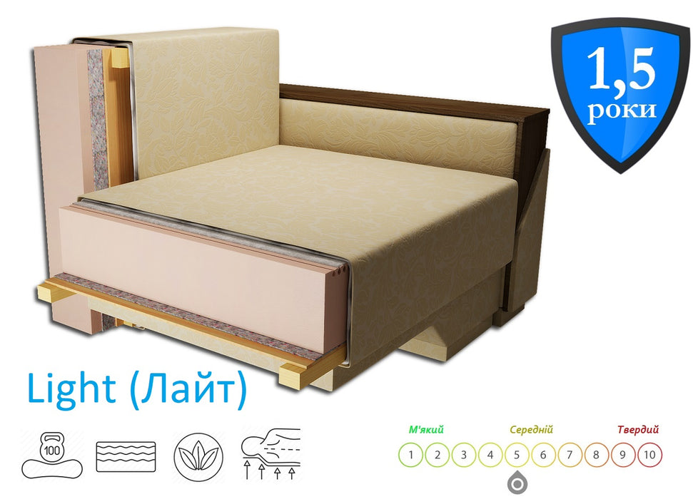 Ортопедичний диван Reston Maxi (Рестон Максі) (2300×1030) фабрика Мекко