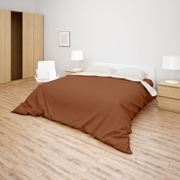 Комплект білизни Simple колір Mahogany - Delicacy TM Mekko