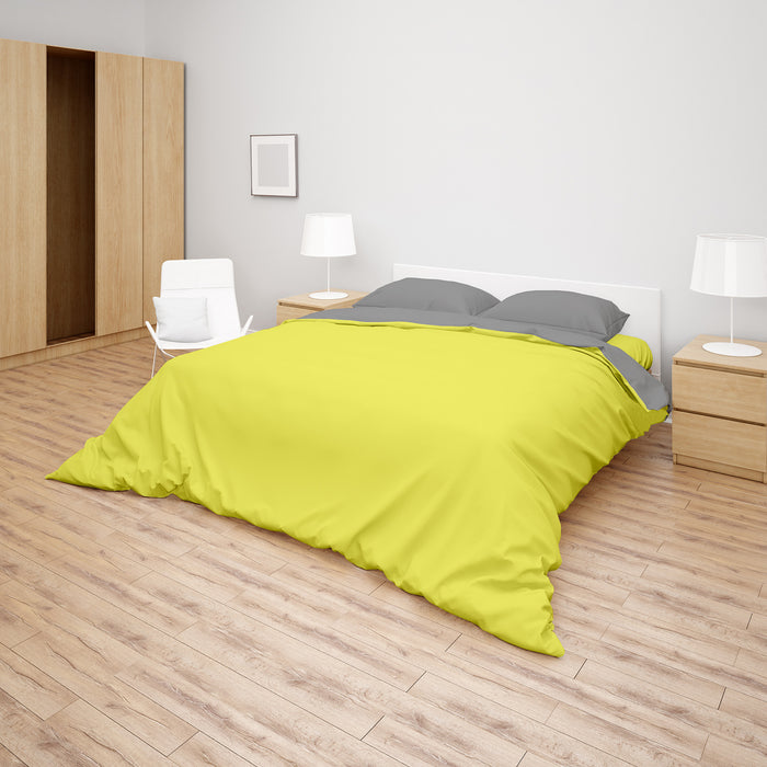 Комплект білизни Simple колір Sunny Lime - Light Grey TM Mekko