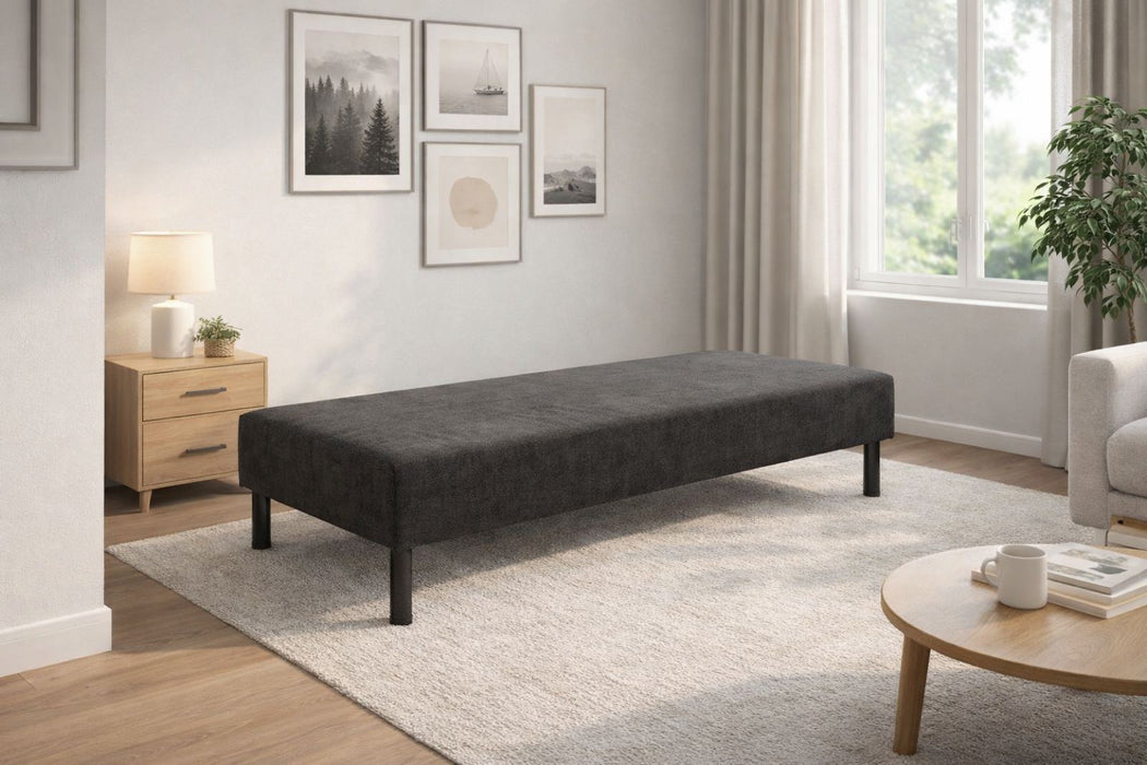 Односпальний каркас з матрацом