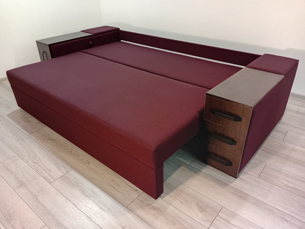 Диван President. Тканина Barrel 59. Колір ДСП Венге.