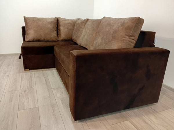 Кутовий диван Lincoln. Тканина Palladium 6, подушки Palladium 4