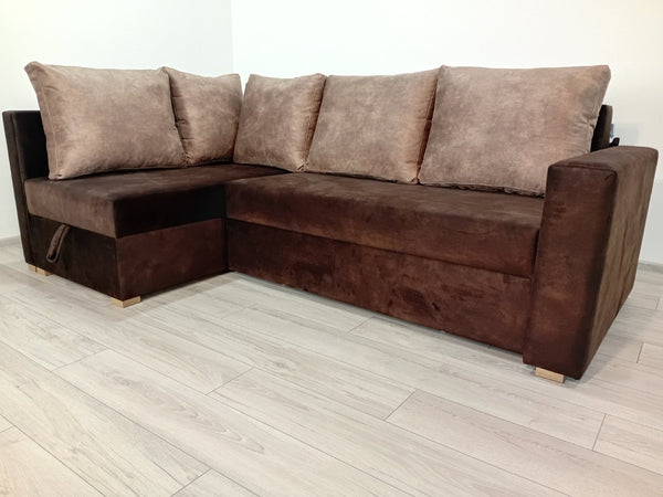 Кутовий диван Lincoln. Тканина Palladium 6, подушки Palladium 4