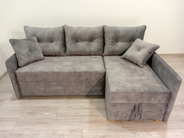 Кутовий диван Meet. Тканина Bolzano Dak Grey