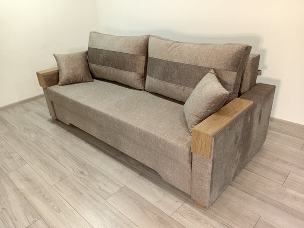 Диван Reston. Тканина Vogue 4. Колір накладок Сіра патина