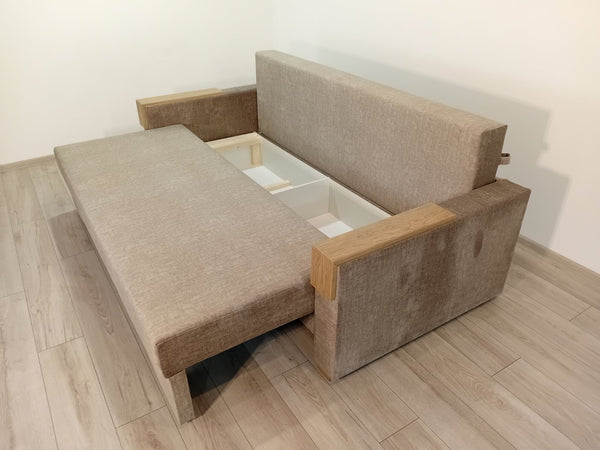 Диван Reston. Тканина Vogue 4. Колір накладок Сіра патина